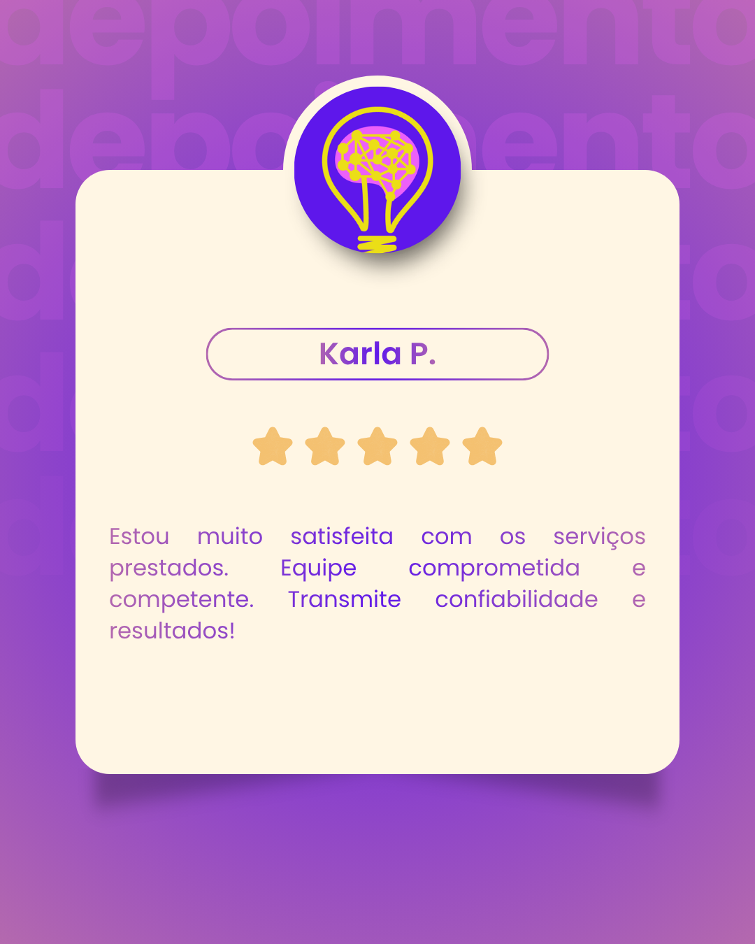 Avaliação de cliente FM8